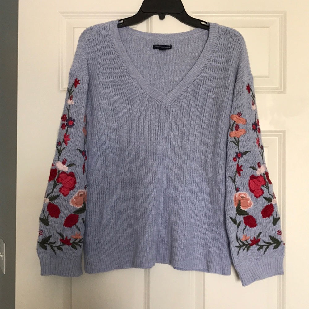Embroidered sweater